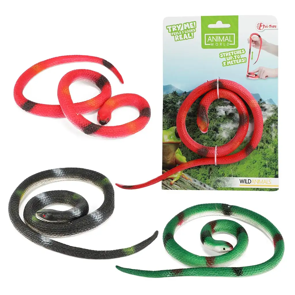 imagen de Mundo Animal Serpiente elástica realista en varias versiones 2