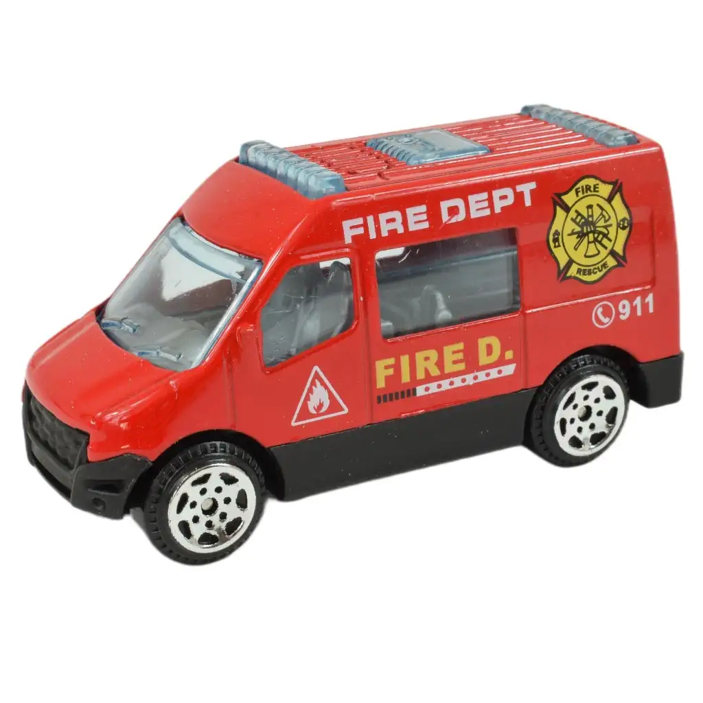 imagen de Mundo de Camiones: Coche de bomberos en varias versiones 7cm 3