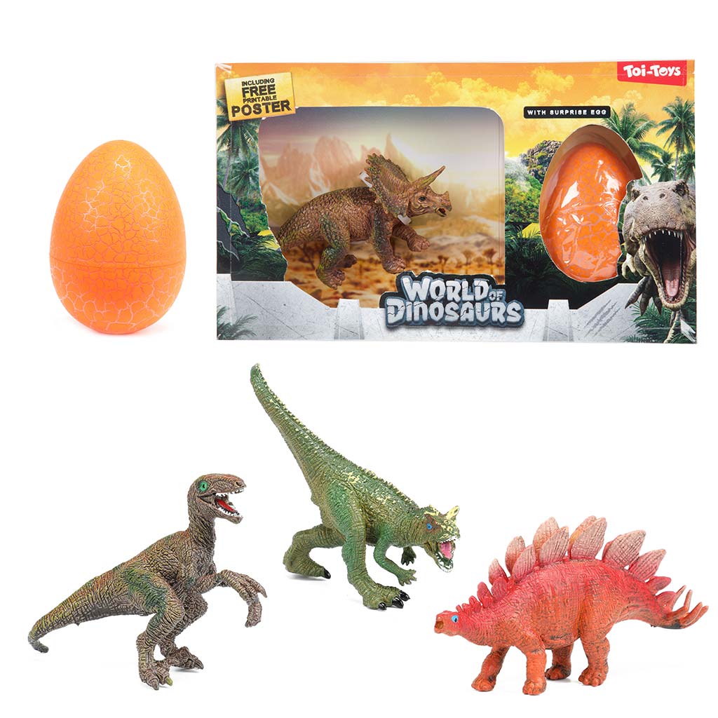 imagen de Mundo de Dinosaurios figura de dinosaurio con huevo sorpresa 2