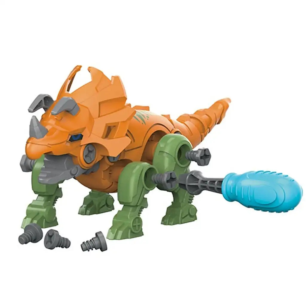 imagen de Mundo de Dinosaurios huevo sorpresa desmontable de dinosaurio con destornillador 1ud 4