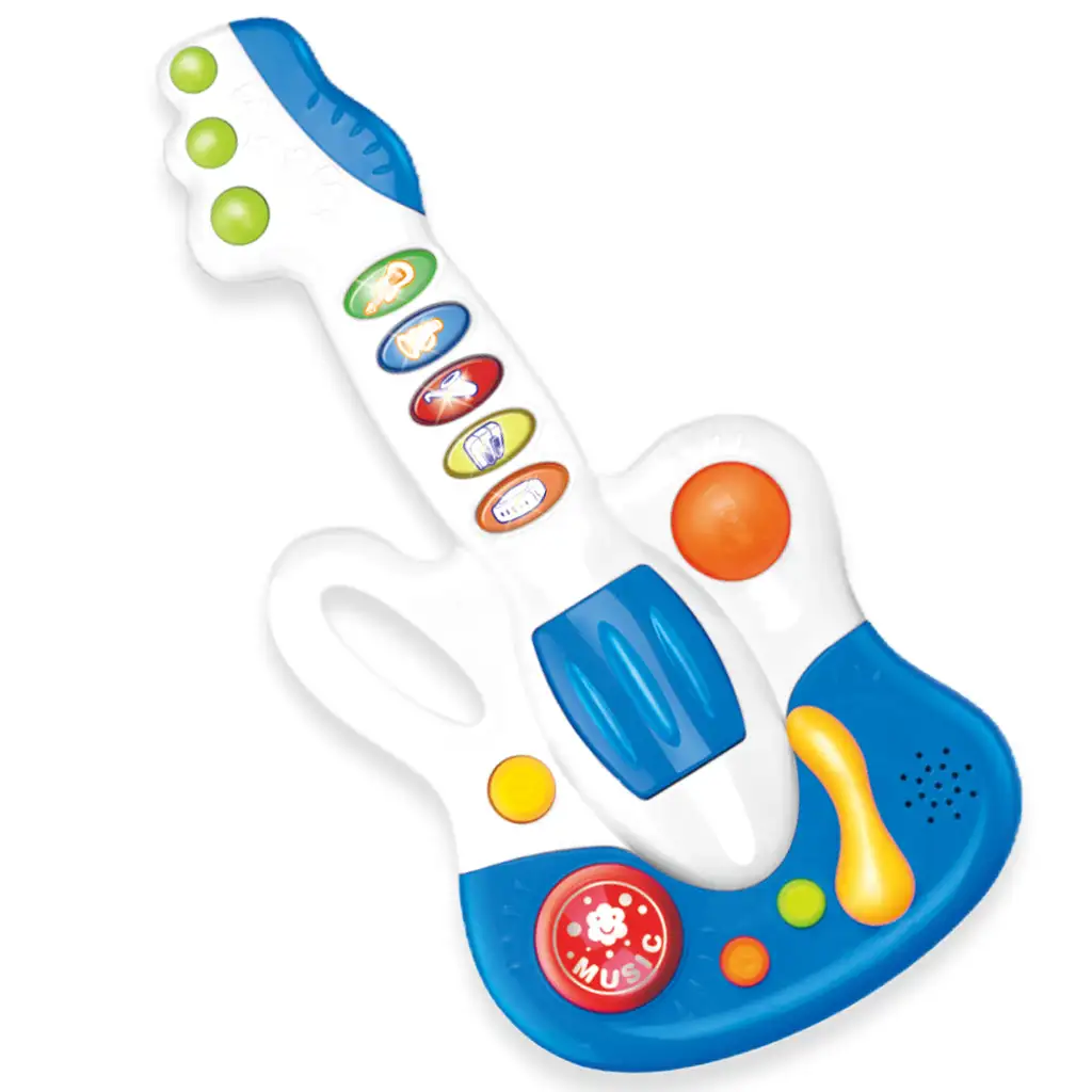 imagen de Mundo Musical: Guitarra infantil con luz y sonido 2