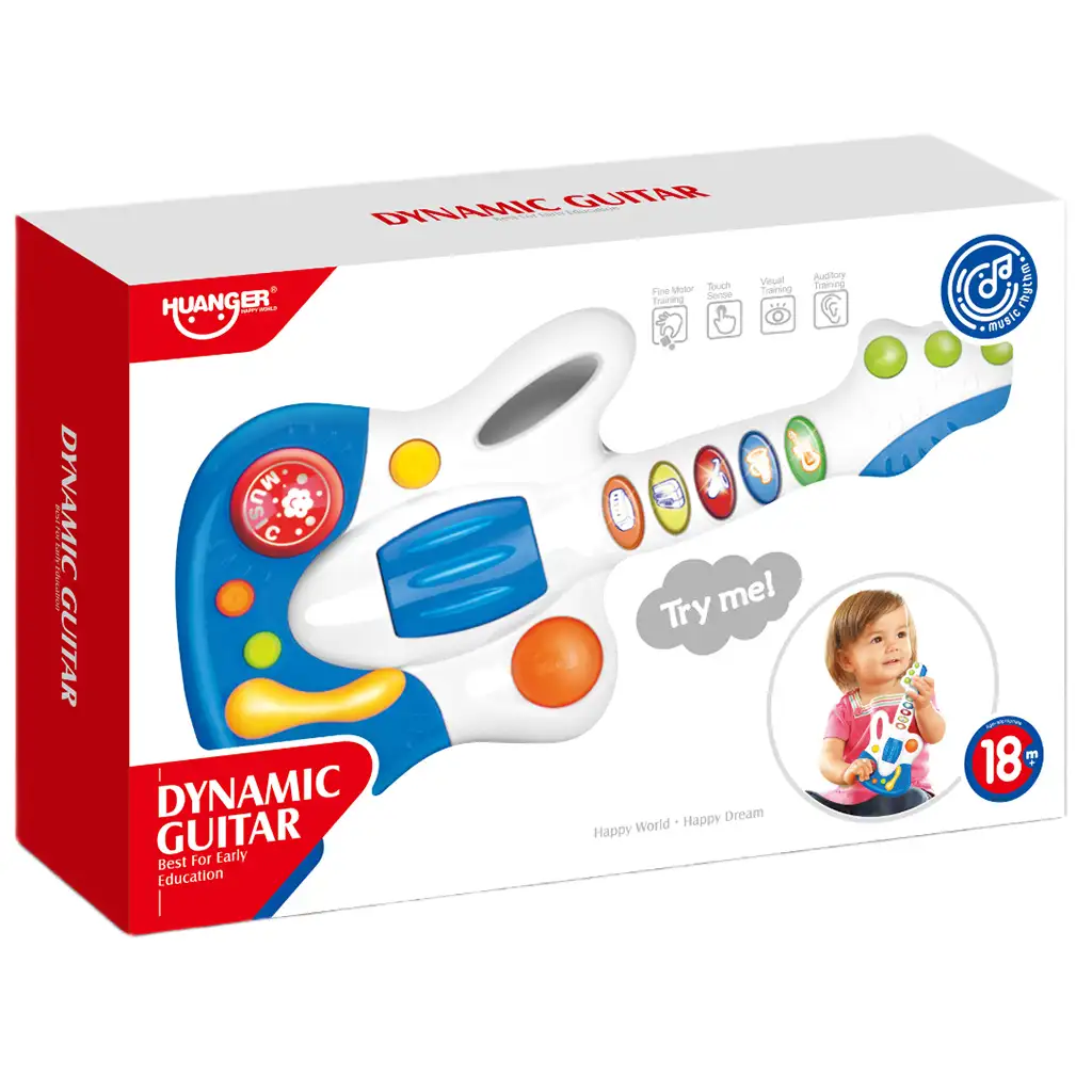 imagen de Mundo Musical: Guitarra infantil con luz y sonido 3