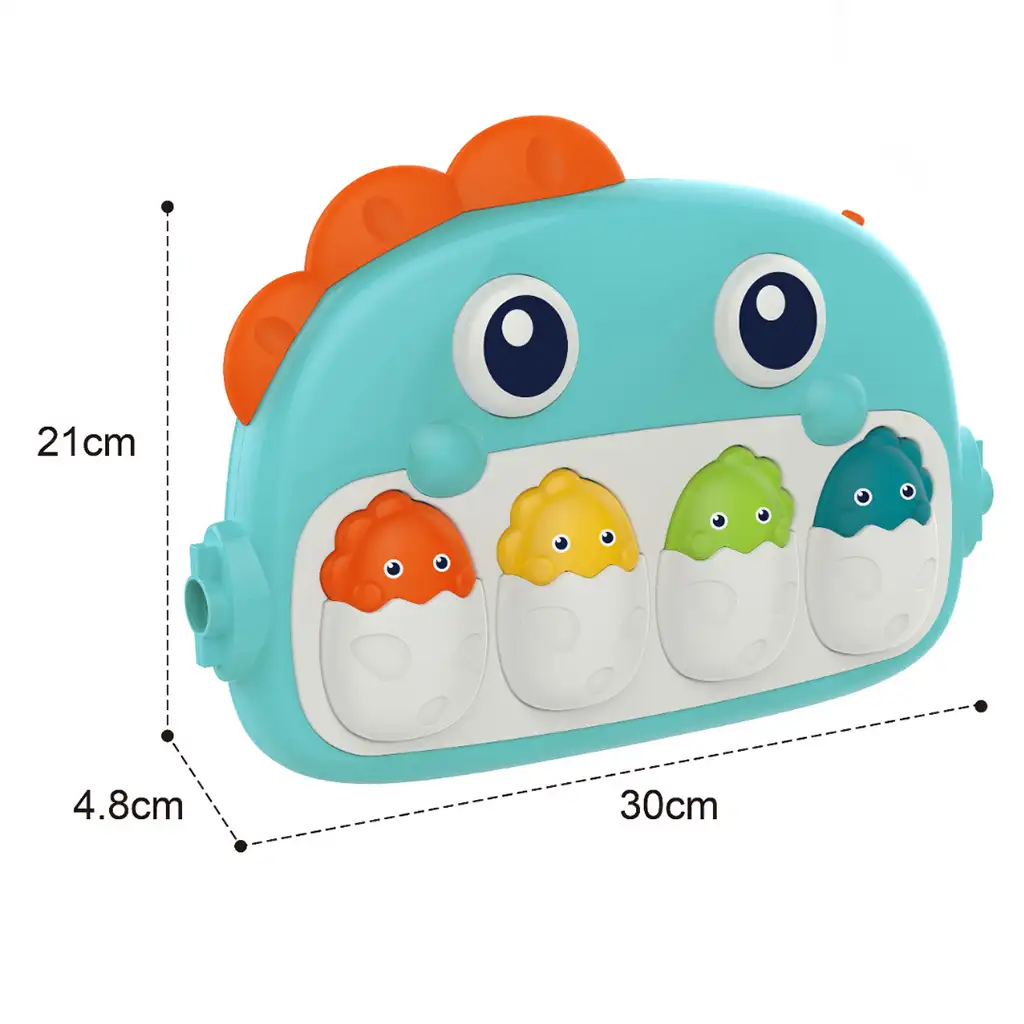 imagen de Mundo Musical: Piano de amigo Dino 30cm 3