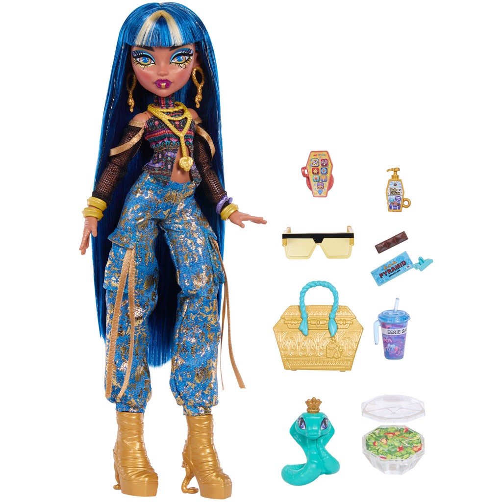 imagen de Muñeca Cleo de Monster High con accesorios - Mattel 3