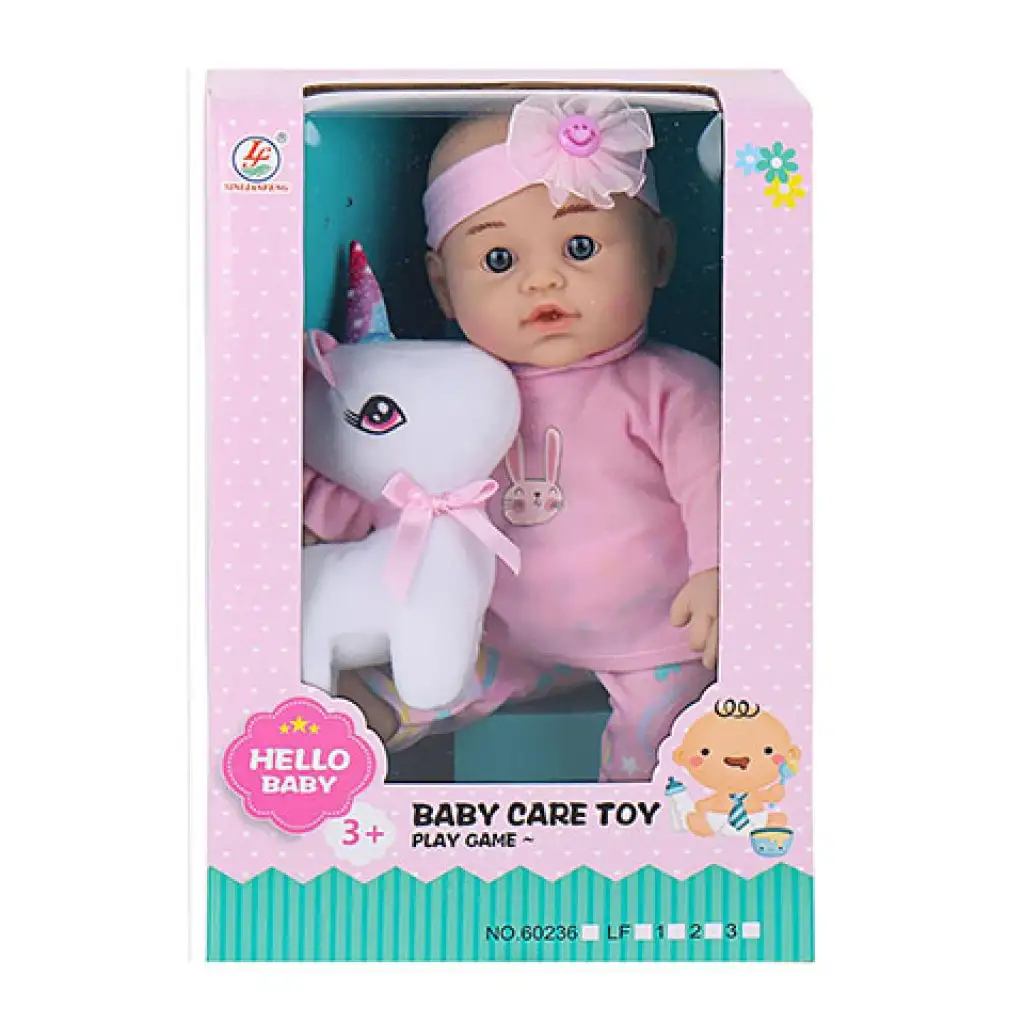 imagen de Muñeca con animalito de 30cm de varias variedades 1ud 2