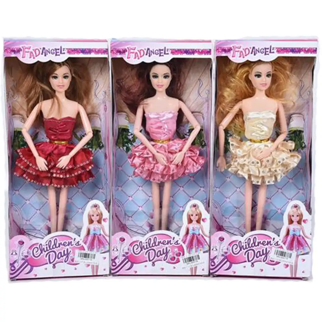 imagen de Muñeca de moda de 29 cm para el Día del Niño con falda de tul en varias versiones 1ud 1