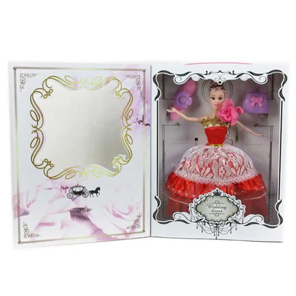 imagen de Muñeca de novia con accesorios 30cm 1