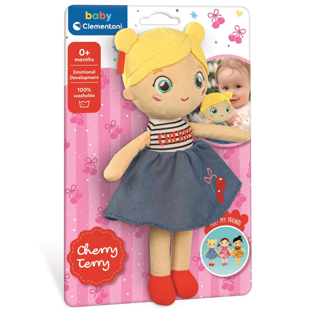 imagen de Muñeca de peluche Cherry Terry - Clementoni Baby 1