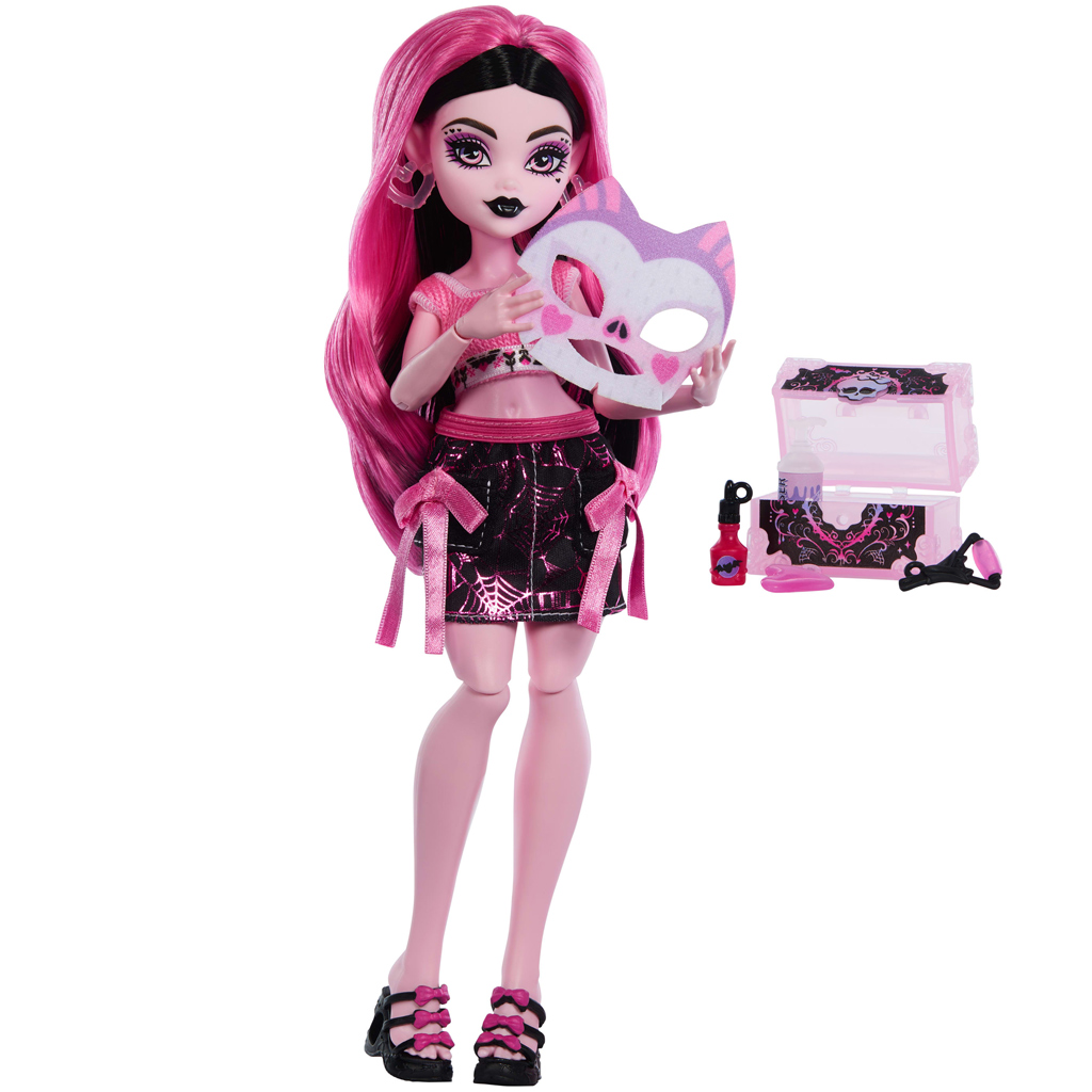 imagen de Muñeca Draculaura de Monster High Cuidado de Monstruos con Accesorios - Mattel 2