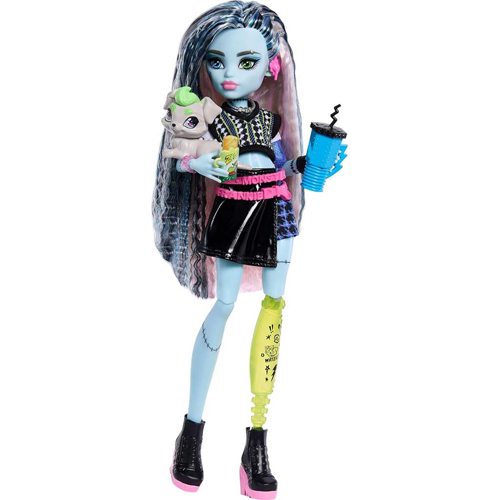 imagen de Muñeca Frankie Stein de Monster High con accesorios - Mattel 3