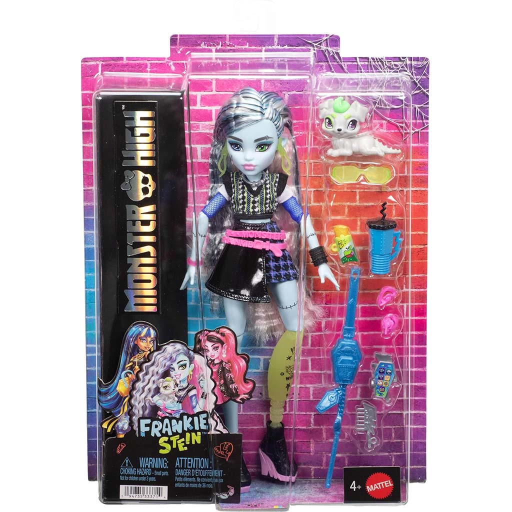imagen de Muñeca Frankie Stein de Monster High con accesorios - Mattel 1