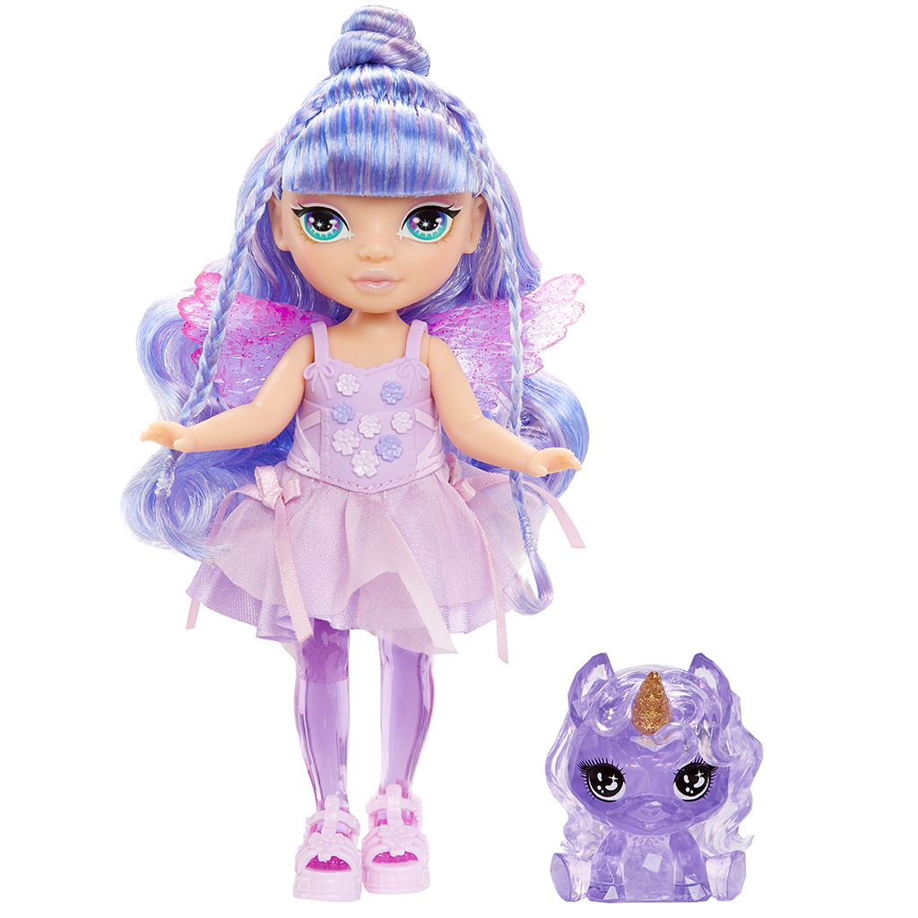 imagen de Muñeca hada arcoíris Amethyst Willow de Rainbow High Littles 2