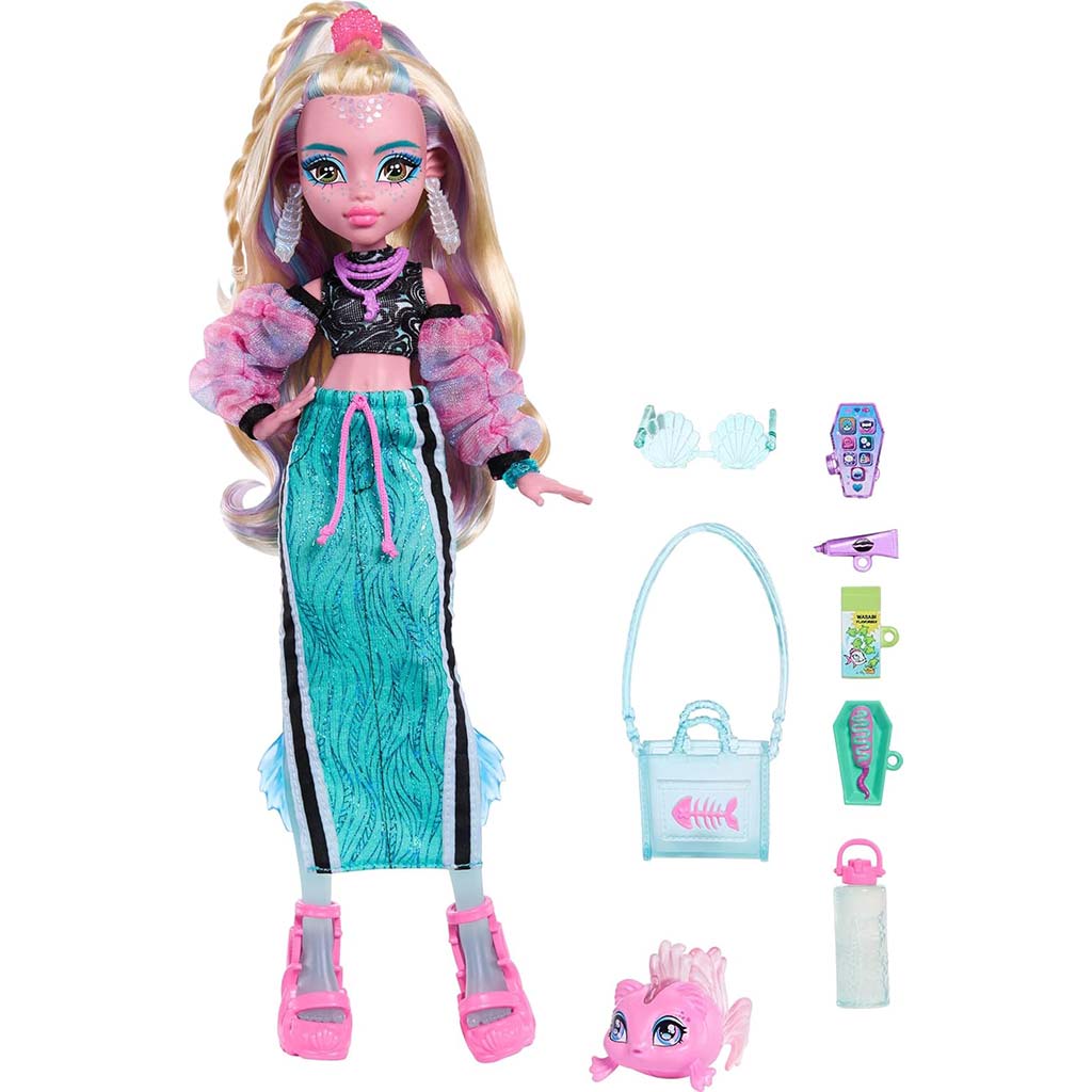 imagen de Muñeca Lagoona Blue de Monster High con accesorios - Mattel 2