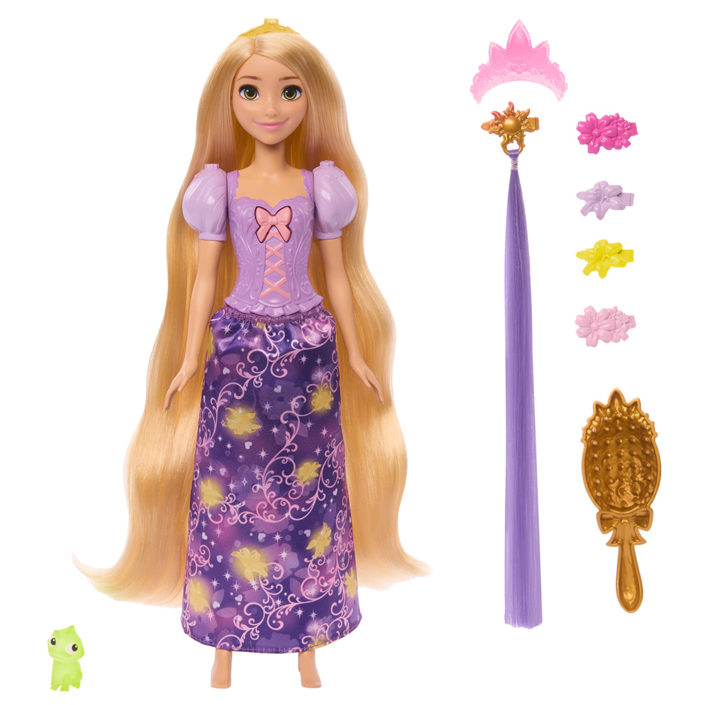 imagen de Muñeca mágica Rapunzel de Disney Princesas con accesorios - Mattel 3