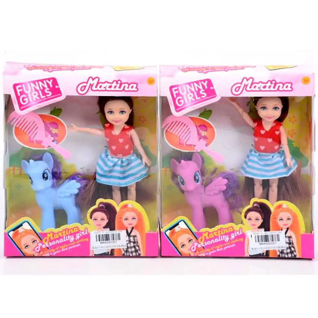 imagen de Muñeca Martina con poni en dos versiones 1