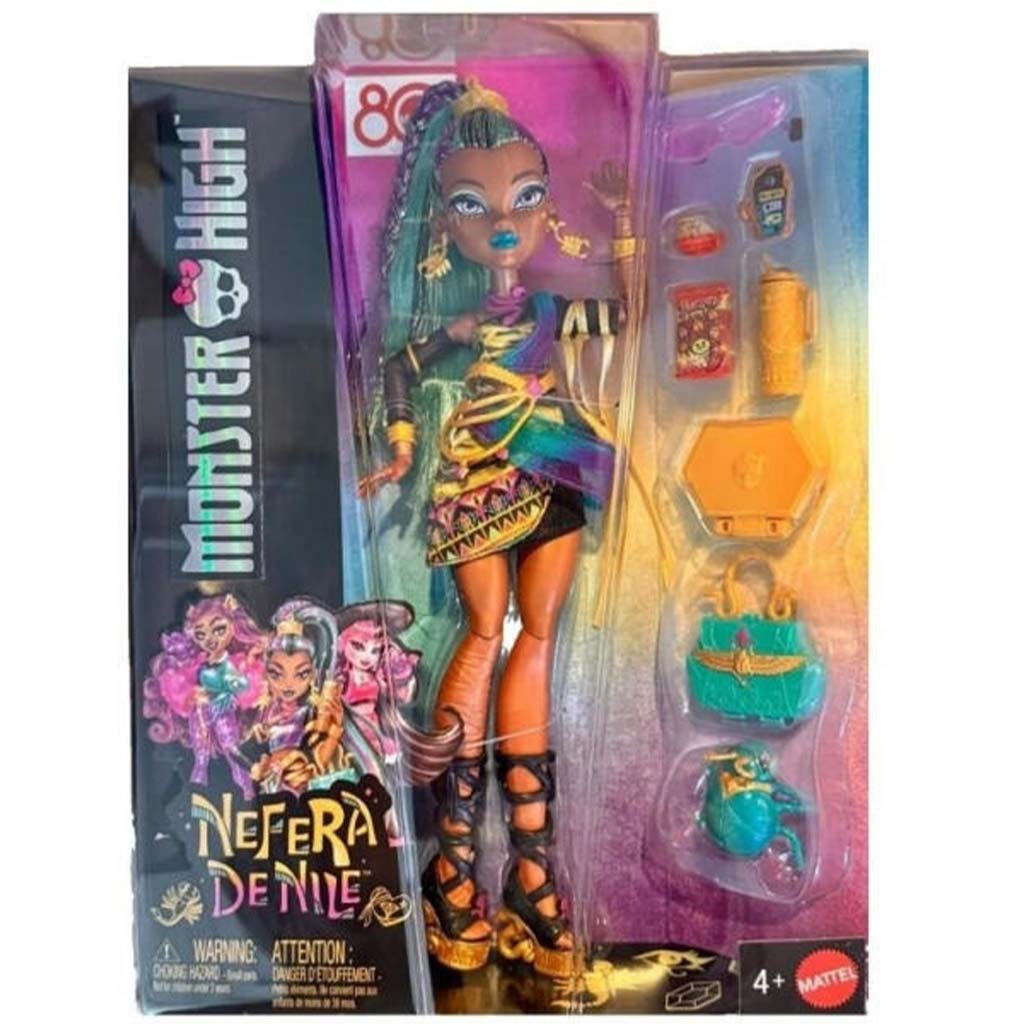 imagen de Muñeca Nefera De Nile de Monster High con accesorios - Mattel 1