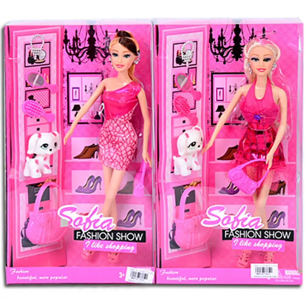 imagen de Muñeca Sofia Fashion Show con mascota en 2 versiones 1