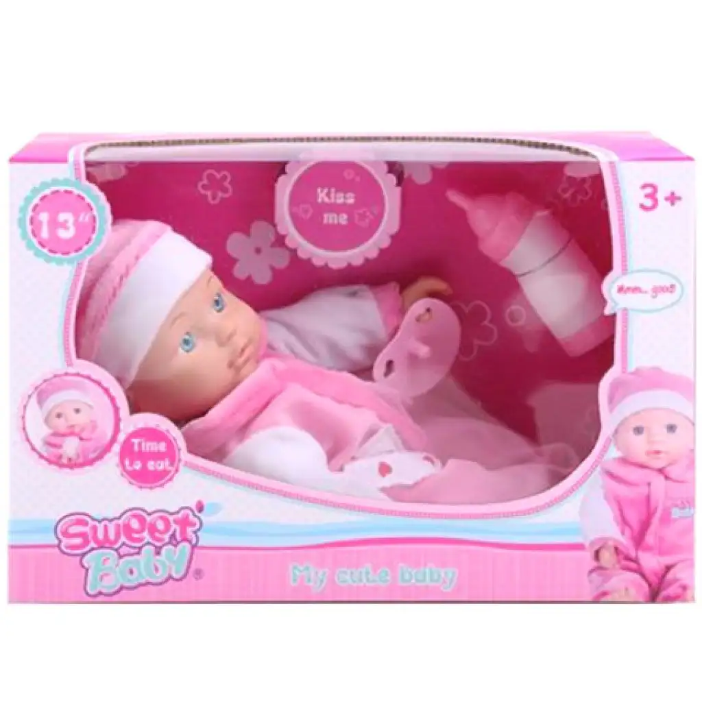 imagen de Muñeca Sweet Baby con accesorios 33cm 1