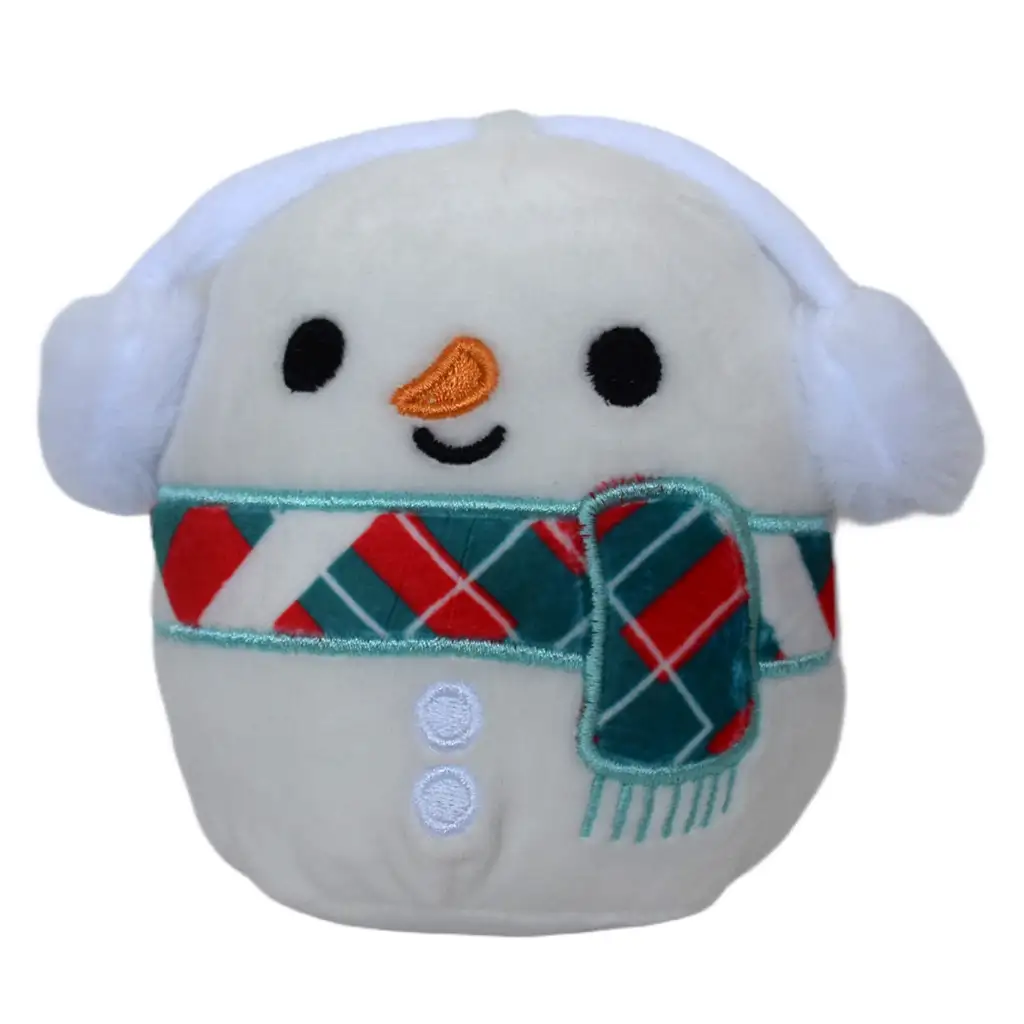 imagen de Muñeco de nieve de peluche suave 12cm 1