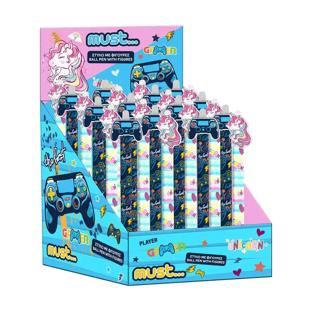 imagen de Must: Bolígrafo de Unicornio o Gamer 1