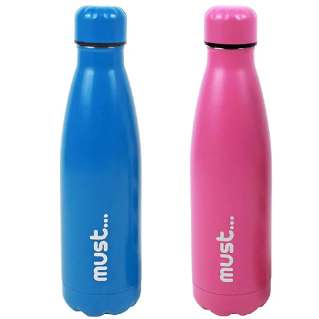 imagen de Must... Botella de acero inoxidable de doble pared 500ml en dos versiones 1