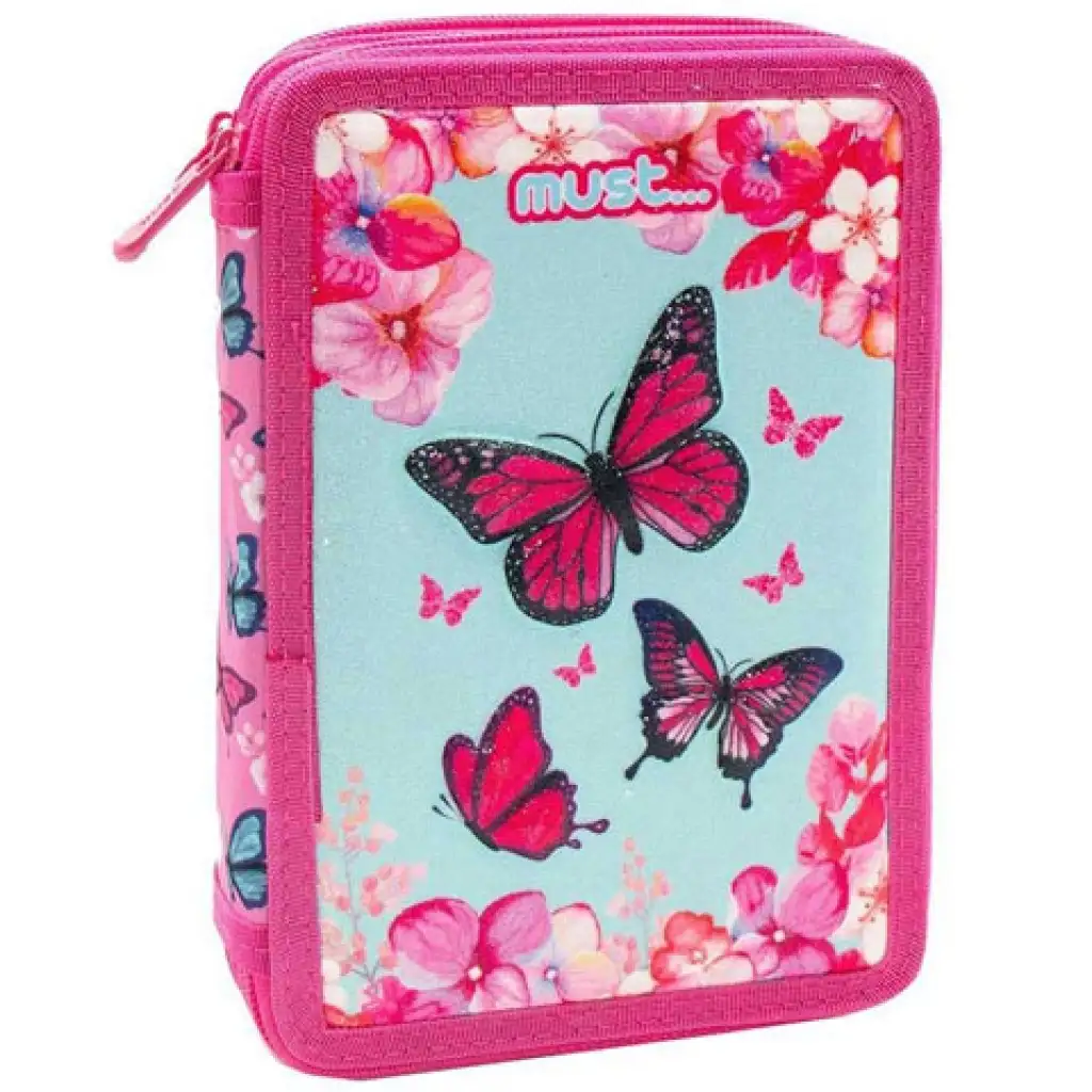 imagen de Must... Butterfly away estuche de dos pisos 1