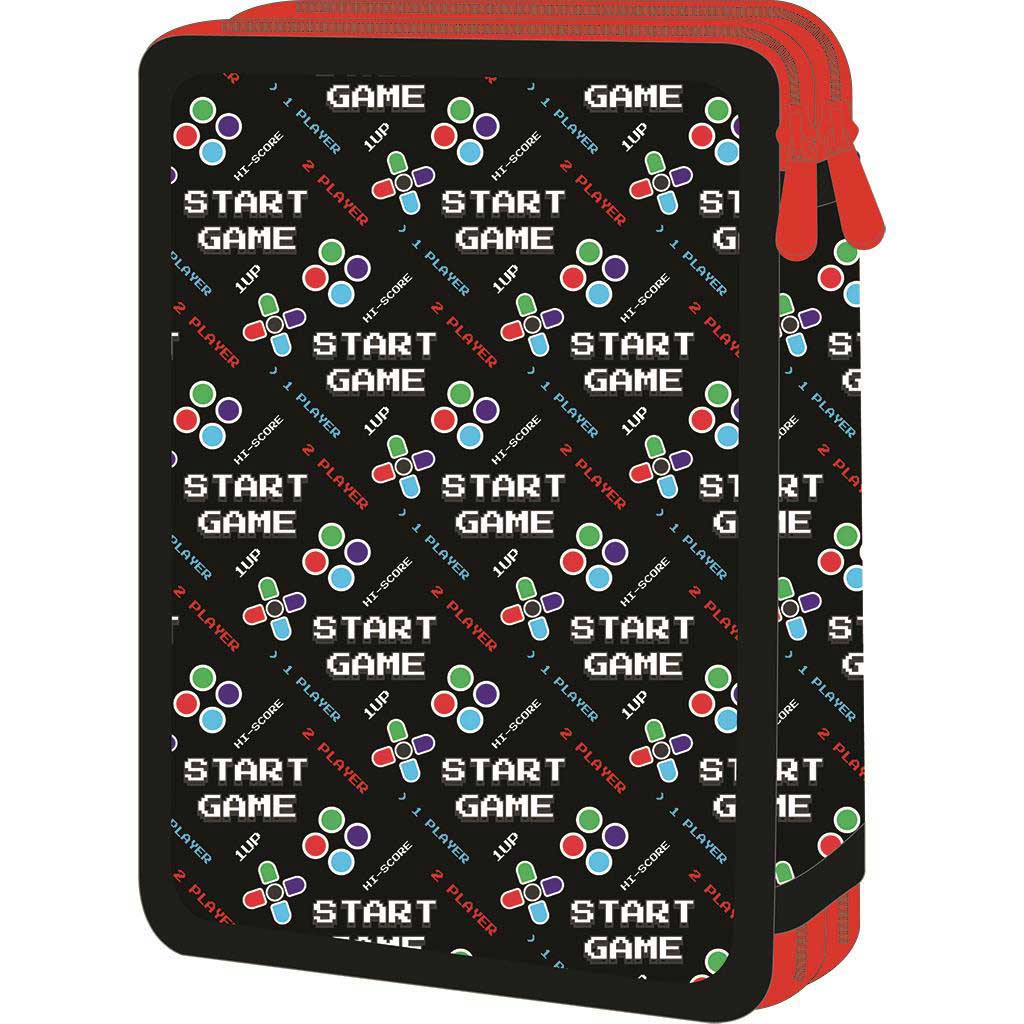 imagen de Must: Disney Gamer estuche de lápices de dos pisos 15x5x21cm 2
