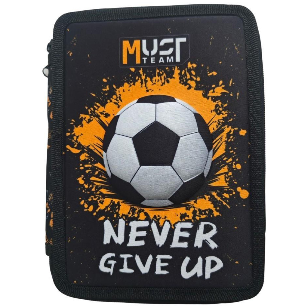 imagen de Must: Estuche de lápices relleno con diseño de fútbol de 15x5x21cm 1