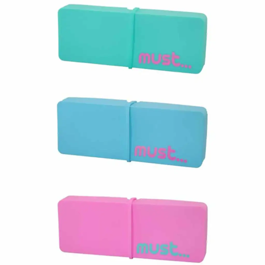 imagen de Must: Estuche de silicona colorido en varias versiones 19x3x7cm 1ud 1