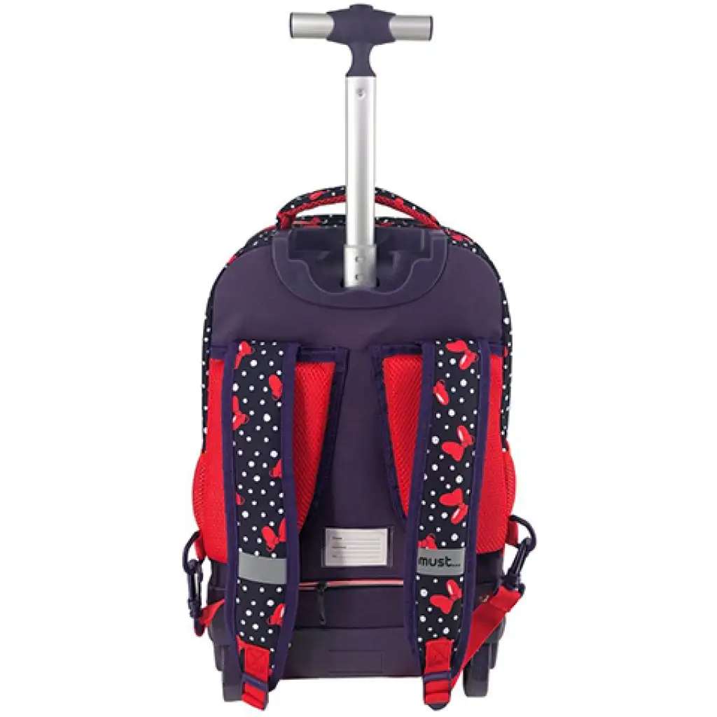 imagen de Must... Minnie Mouse mochila rodante de tres compartimentos 2
