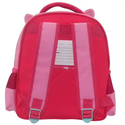 imagen de Must: Mochila de jardín de infantes con diseño 3D de conejito de 27x10x31cm 2