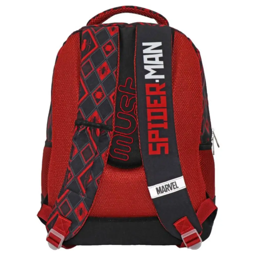 imagen de Must: Mochila ergonómica redondeada de Spider-Man, mochila 32x18x43cm 2