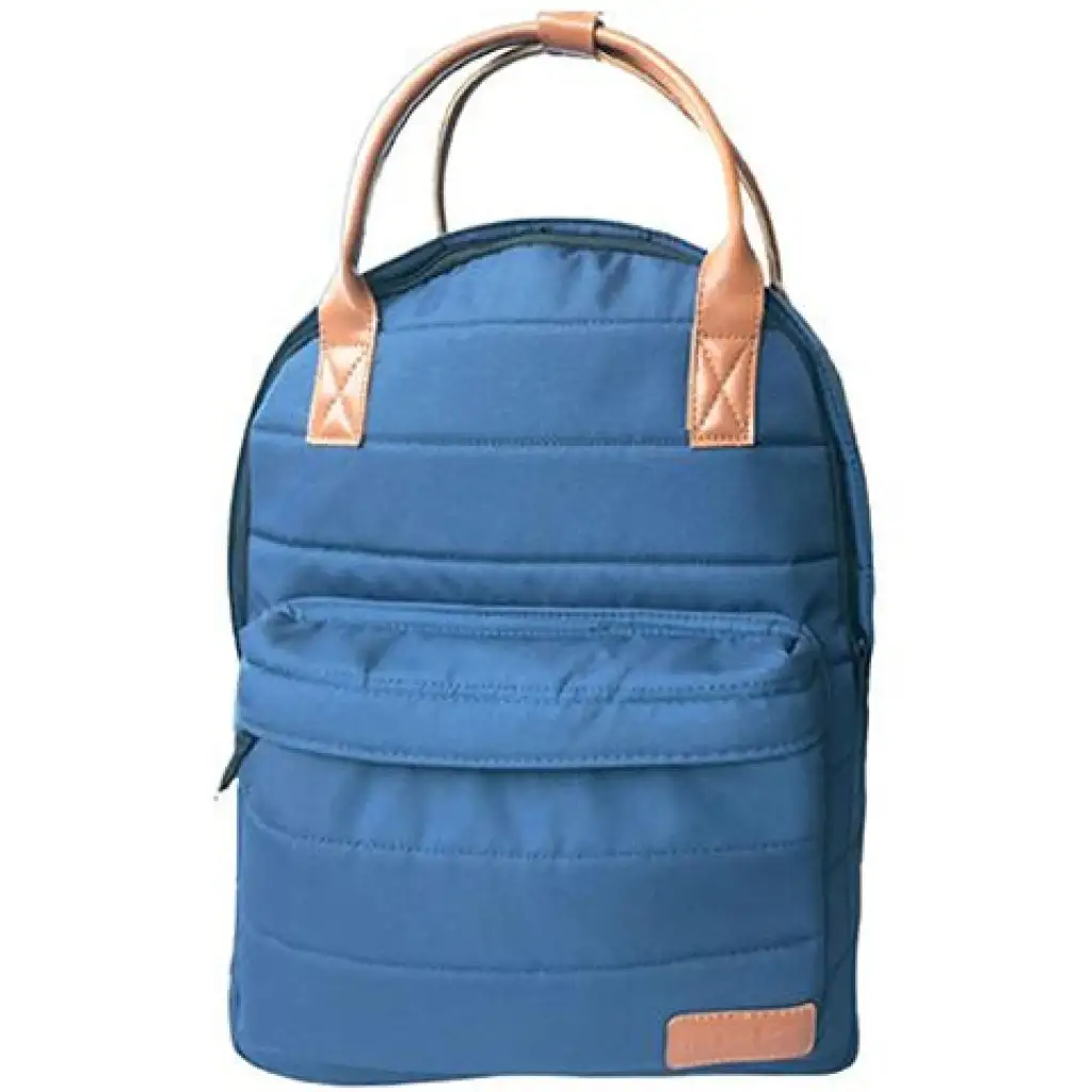 imagen de Must: Mochila escolar azul con bordes redondeados 40x30x12cm 1