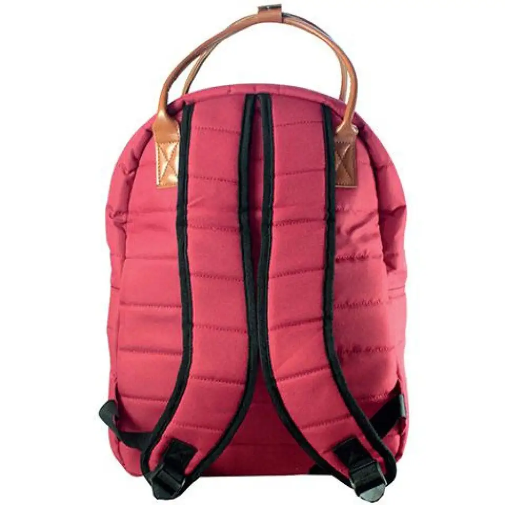 imagen de Must: Mochila escolar redonda roja, mochila 40x30x12cm 2