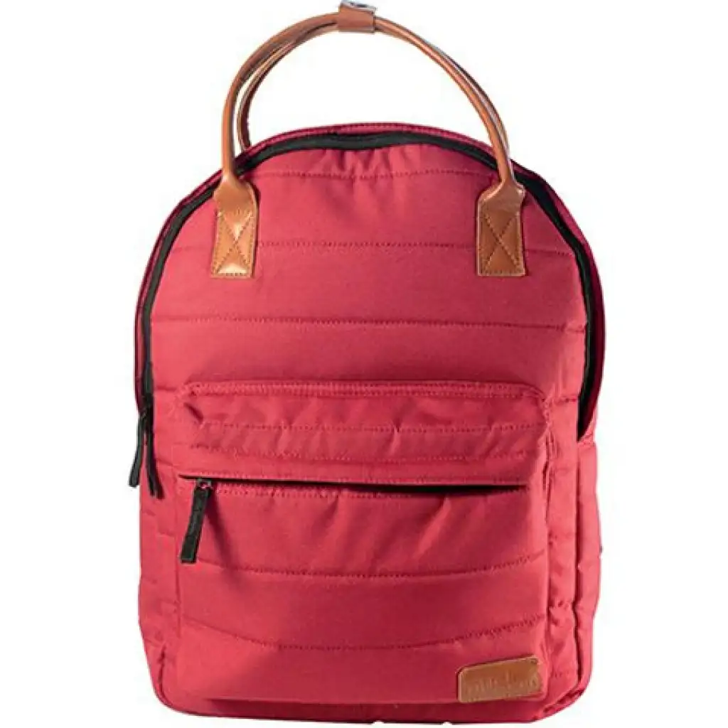 imagen de Must: Mochila escolar redonda roja, mochila 40x30x12cm 1
