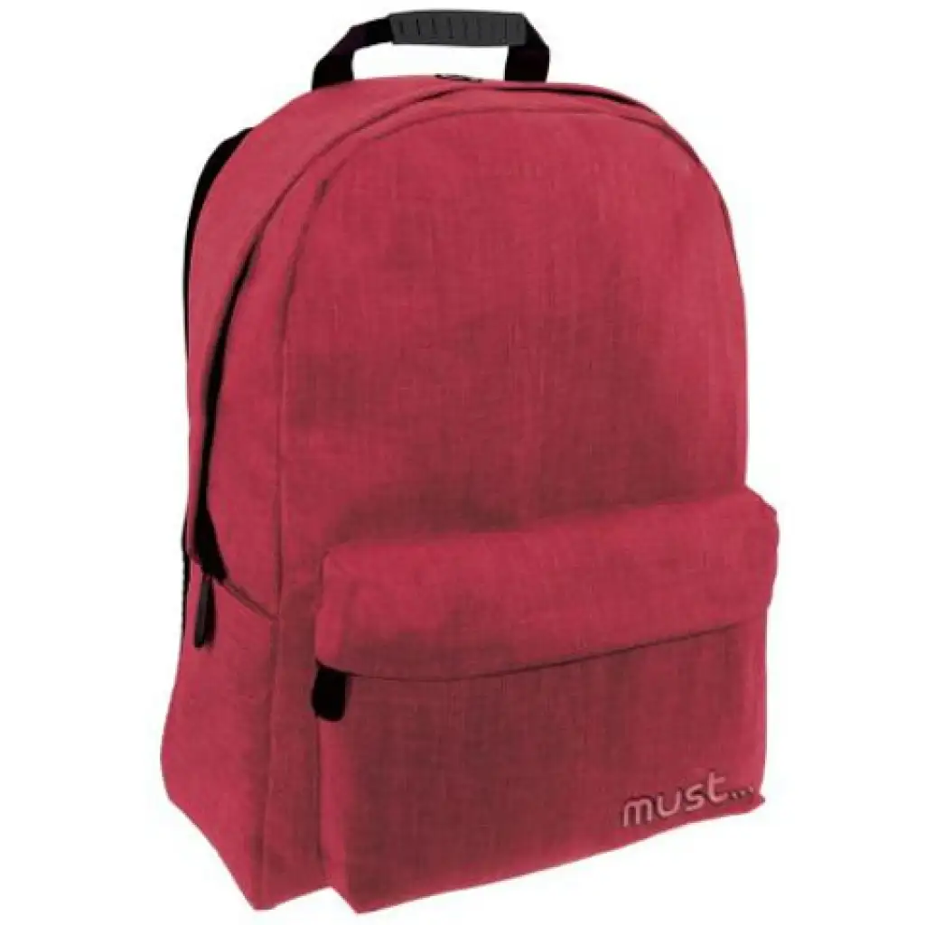 imagen de Must: Mochila Monocromática Burdeos Jeans 32x17x42cm 1