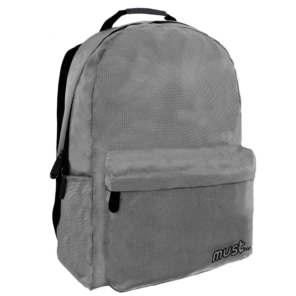 imagen de Must: Mochila Monocromática Gris RipStop, mochila 32x17x42cm 1