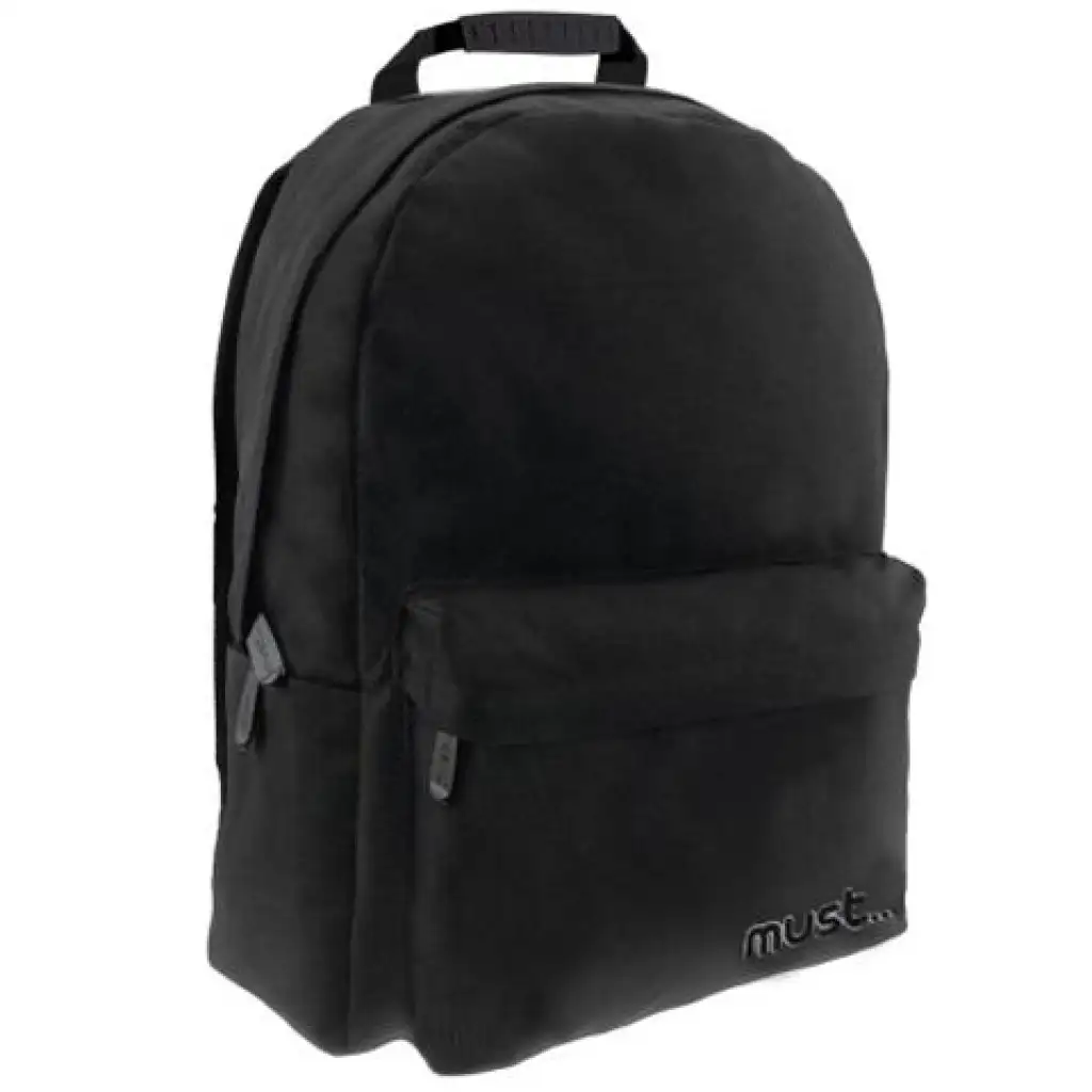 imagen de Must: Mochila Monocromática Negra Jeans 32x17x42cm 1