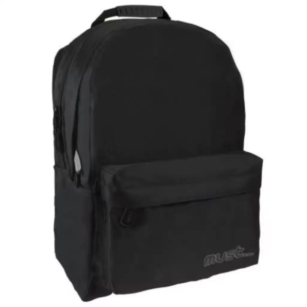 imagen de Must: Mochila Monocromática Negra RipStop, mochila 32x17x42cm 1