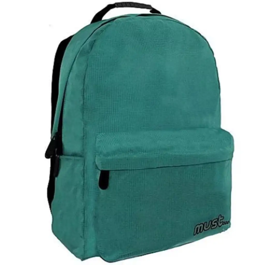 imagen de Must: Mochila Monocromática Verde RipStop, mochila 32x17x42cm 1