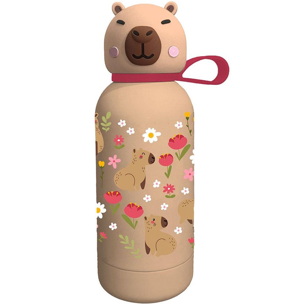 imagen de Must Team: Botella de acero inoxidable Capybara 500 ml 2