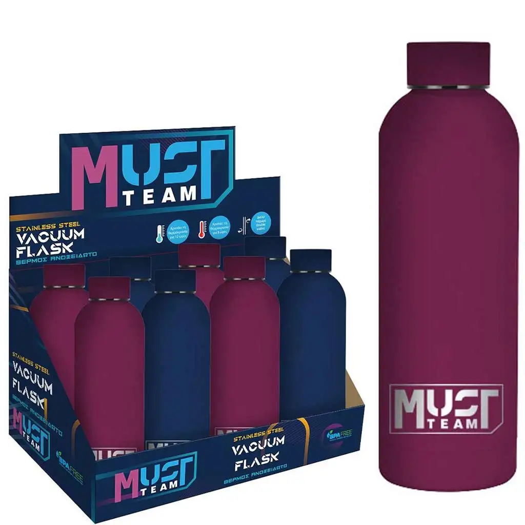 imagen de Must: Termo de acero inoxidable botella de agua en dos versiones de 500ml 1
