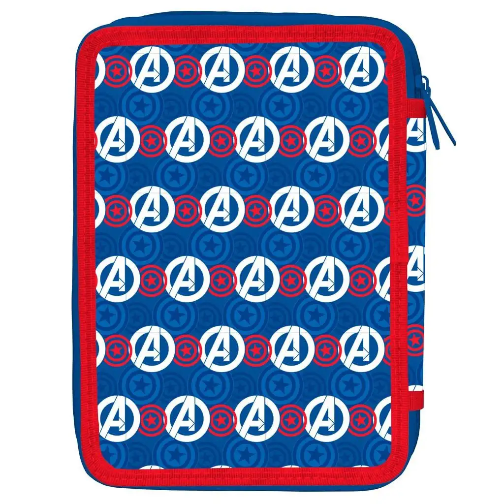 imagen de Must: Vengadores - Estuche de lápices de dos niveles de Capitán América 15x21x5cm 2