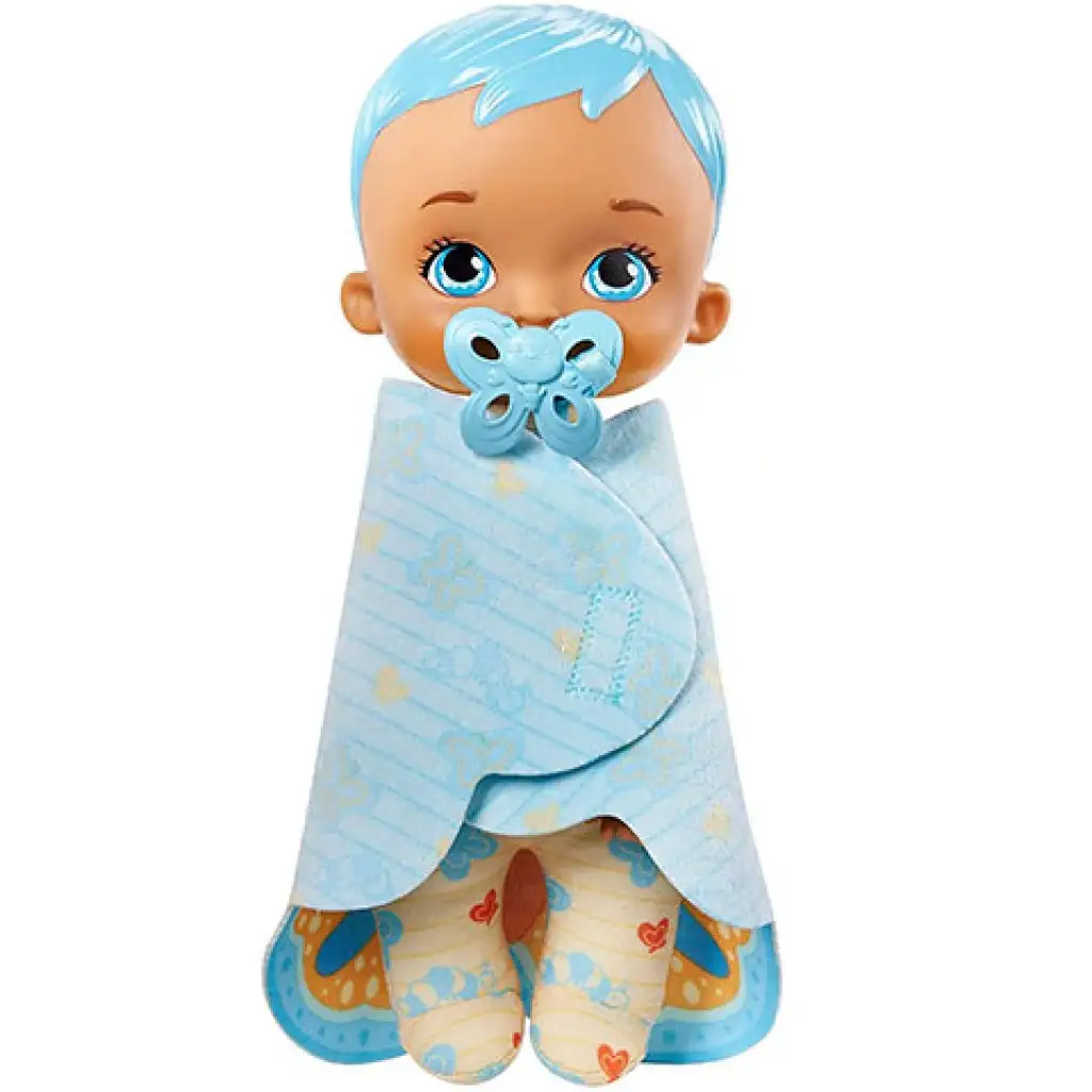 imagen de My Garden Baby: Muñeca de mariposa azul abrazable de 23 cm - Mattel 3