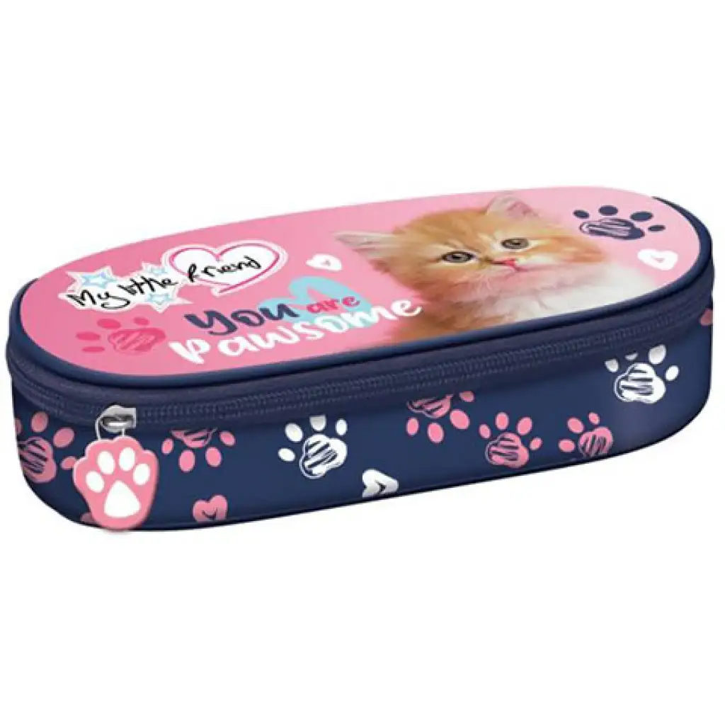 imagen de My Little Friend: Estuche cilíndrico de gato 20cm 1