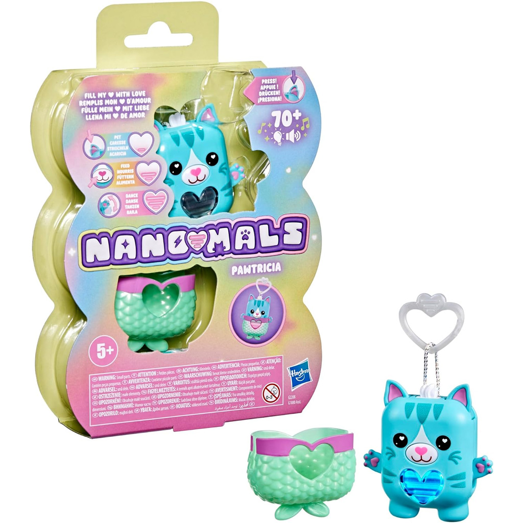 imagen de Nano-mals: figura de gato electrónico interactivo Pawtricia – Hasbro 1