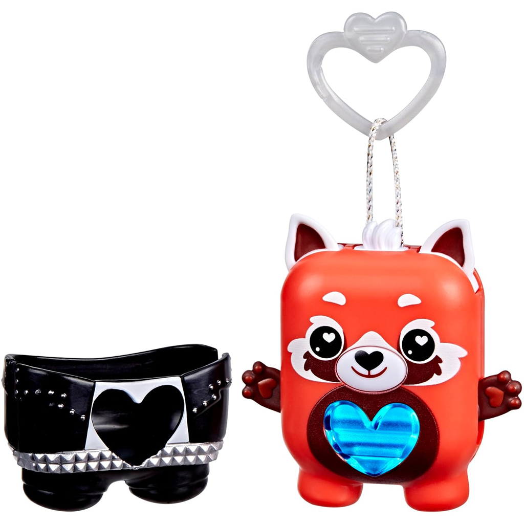 imagen de Nano-mals: Figura interactiva electrónica panda rojo – Hasbro 2