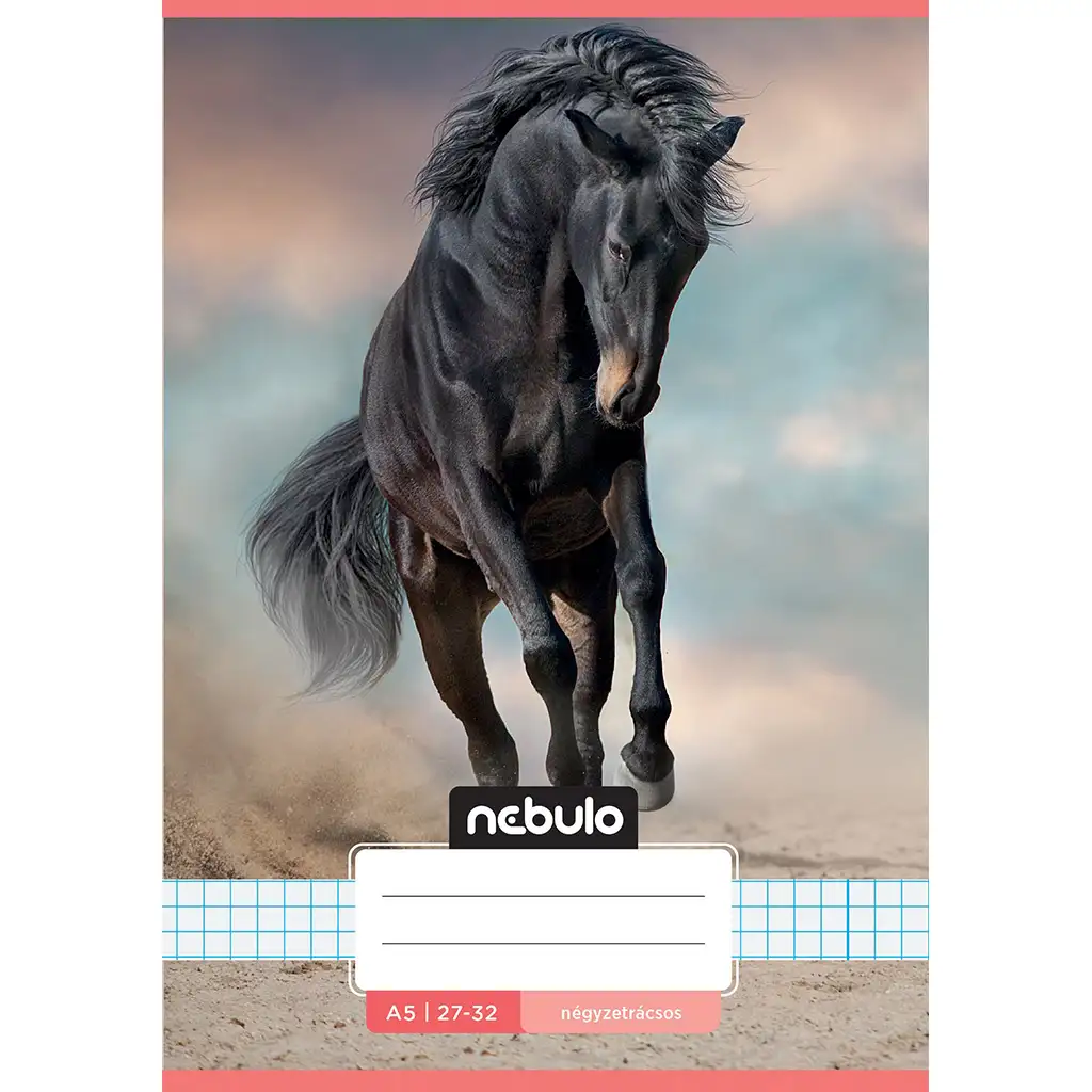 imagen de Nebulo: Caballo en la arena cuaderno de cuadros A/5 27-32 1