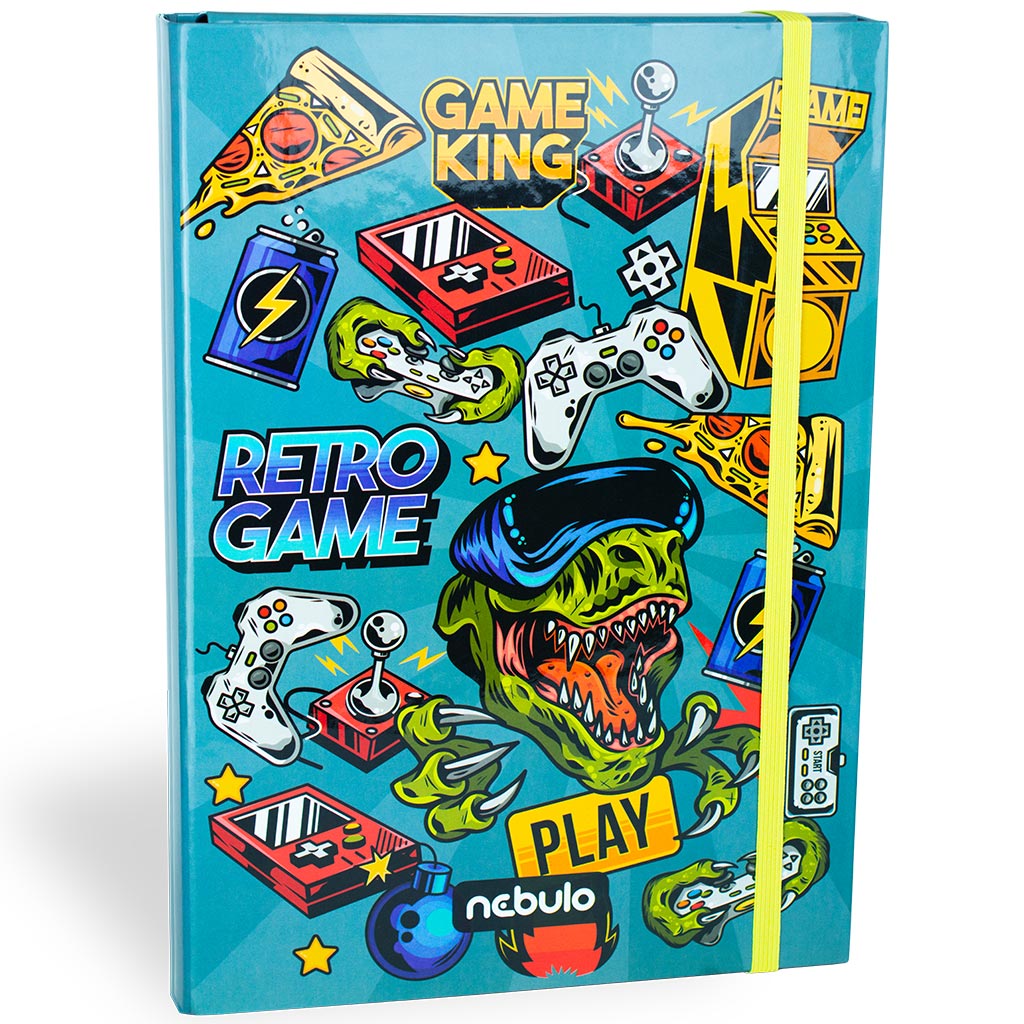 imagen de Nebulo: Caja de cuadernos en tamaño A/4 con diseño gamer 1