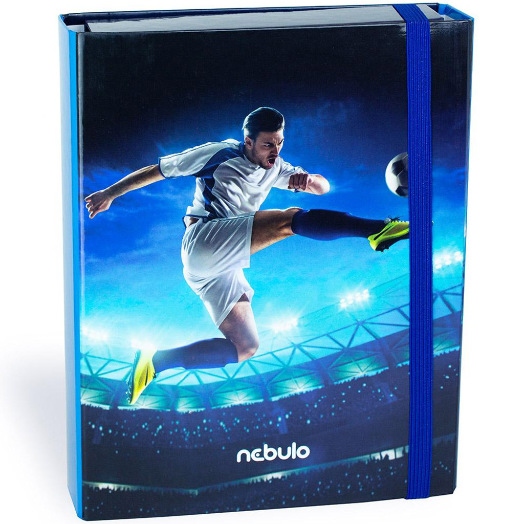 imagen de Nebulo: Caja de cuadernos en tamaño A/5 Bomba Fútbol 1